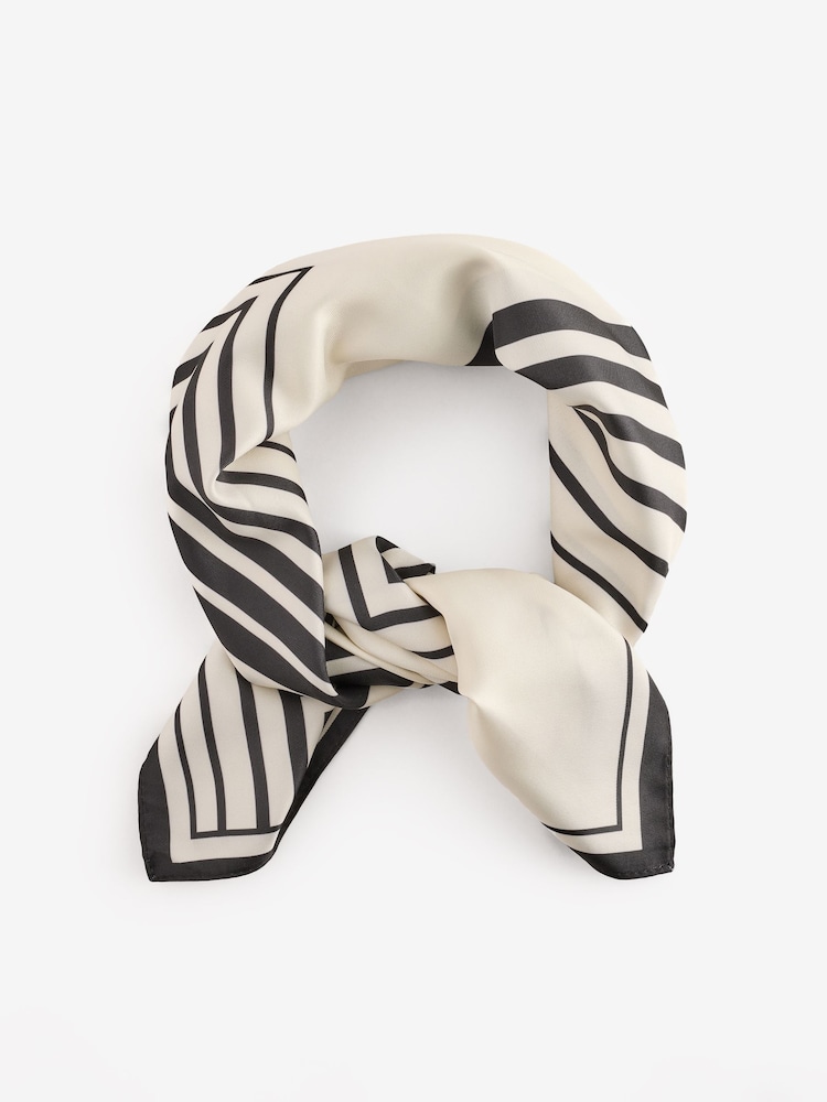 Mango Black Printed Scarf - Image 1 of 1