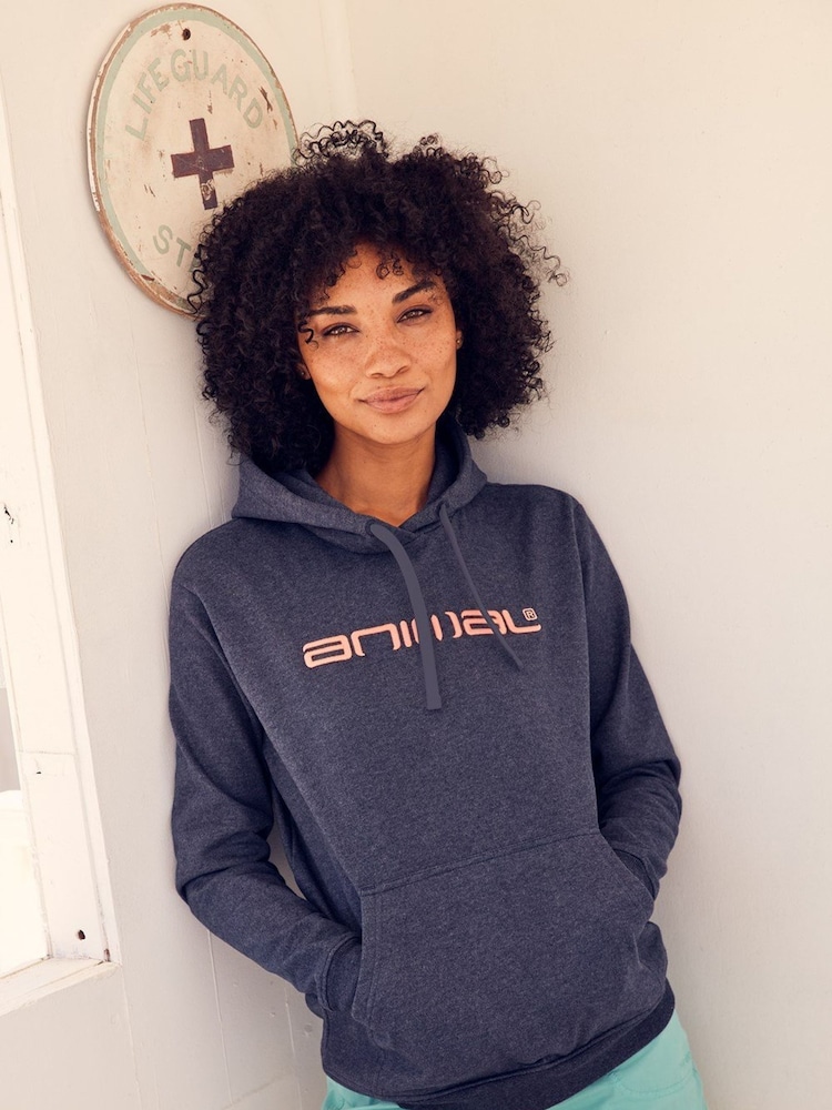 Animal Navy Blue Womens Maya Hoodie - Image 2 of 6 Animal Navy Blue Womens Maya Hoodie - Image 2 of 6