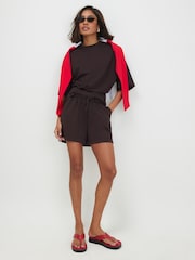 Brun - Short à cordon River Island - Image 2 sur 4