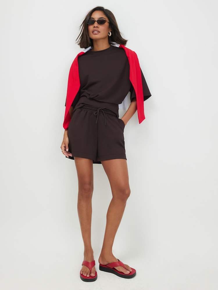 Brun - Short à cordon River Island - Image 2 sur 4