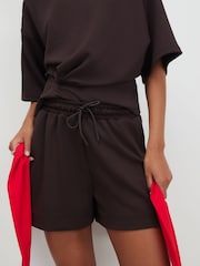 Brun - Short à cordon River Island - Image 3 sur 4