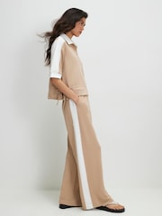 River Island 高级撞色阔腿裤 - 3的图像2｝