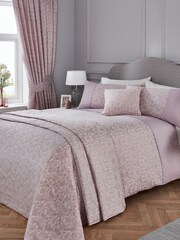 D&D Purple Hawthorne Quilted Bedspread - Image 3 of 3