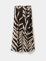 Mango Brown Printed Trousers - Image 5 of 7