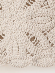 Mango Cream Crochet Boho Jacket - Image 7 of 8