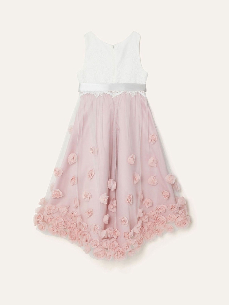 Monsoon Pink Ianthe 3D Flower Dress - Image 1 of 3