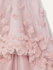 Monsoon Pink Ianthe 3D Flower Dress - Image 3 of 3