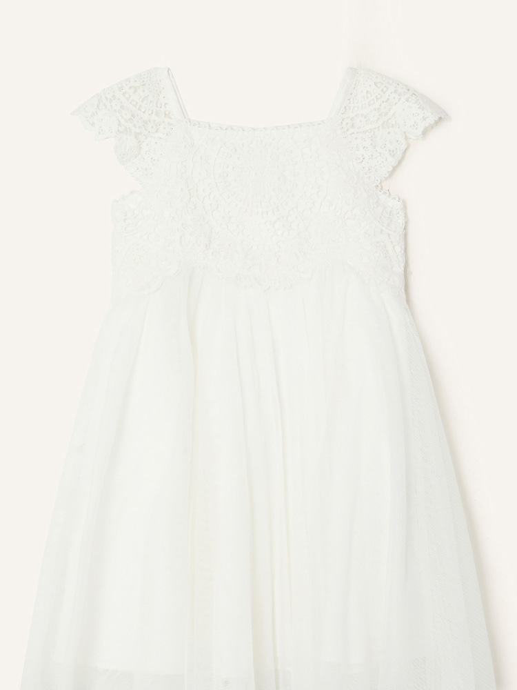 Monsoon Natural Baby 100% Cotton Estella Dress - Image 1 of 3
