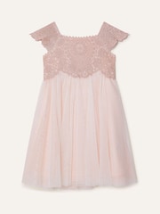 Monsoon Pink Baby Estella Dress - Image 1 of 2