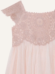 Monsoon Pink Baby Estella Dress - Image 2 of 2