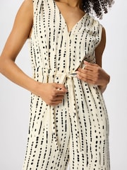 Whistles White Dashed Spot Jumpsuit - Image 3 of 4
