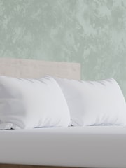 Panda London 2 Pack White Bamboo Viscose Pillowcases - Image 5 of 6