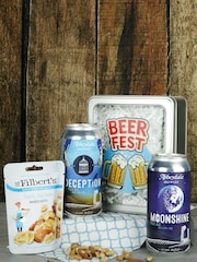 Le Bon Vin Beer Fest With Nuts Gift Tin - Image 1 of 1