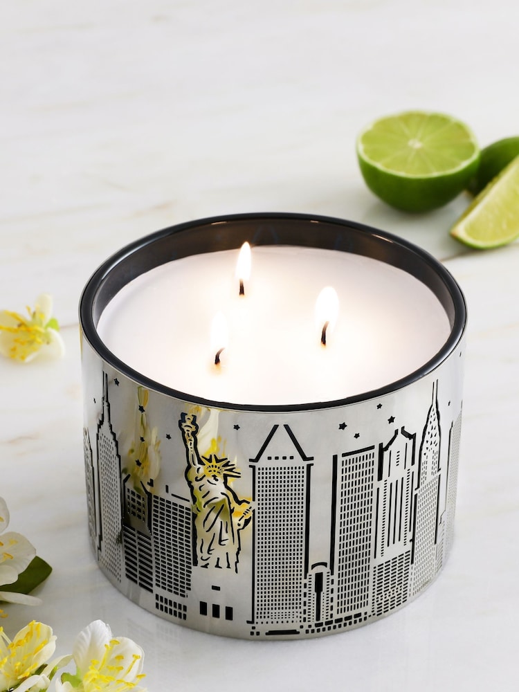Moonlight Amber & Jasmine Collection Luxe New York 3 Wick Candle - Image 1 of 4 Moonlight Amber & Jasmine Collection Luxe New York 3 Wick Candle - Image 1 of 4