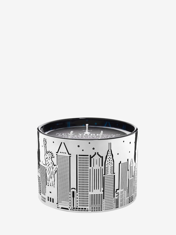 Moonlight Amber & Jasmine Collection Luxe New York 3 Wick Scented Candle - Image 2 of 4
