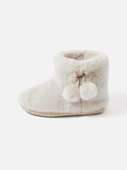 Accessorize Cream Supersoft Slipper Boots - Image 1 of 3