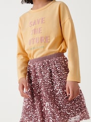 Pink Sparkle Skirt (3-16yrs) - Image 3 of 6