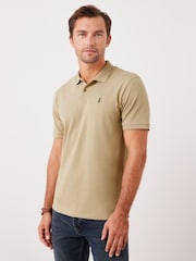 Stone Regular Fit Short Sleeve Pique Polo Shirt - Image 1 of 5