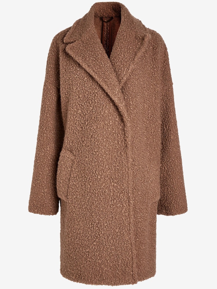 Коричневое пальто из искусственного меха Emme Marella Infante - Image 6 of 6