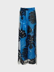 Reiss Blue Ginnie Printed Resort Trousers - Image 2 of 7
