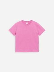 ARKET Pink/Yellow Stripe Crew Neck T-Shirts Set of 2 - Image 3 of 3