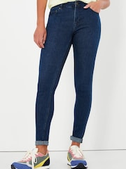 indigo - Joules Monroe High Rise Stretch Skinny Jeans - Image 1 of 5