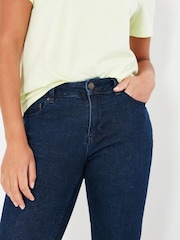 indigo - Joules Monroe High Rise Stretch Skinny Jeans - Image 4 of 5