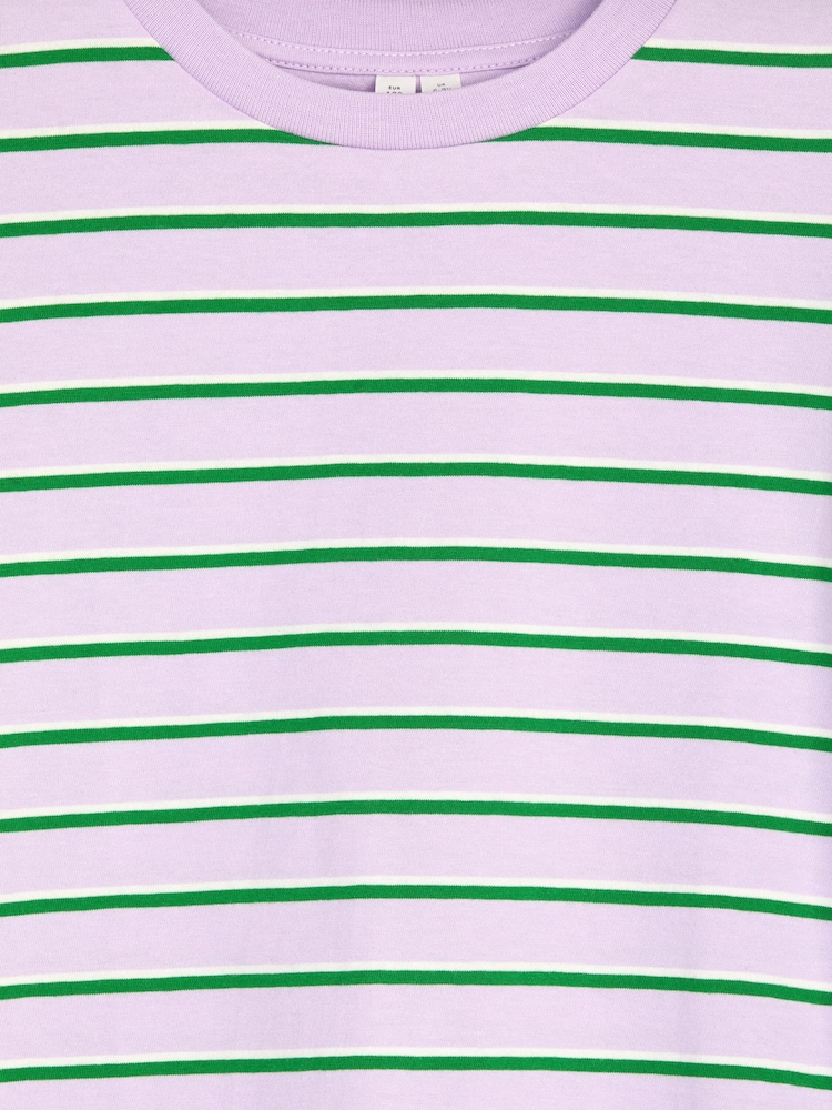 ARKET Purple Wide-Fit T-Shirt - Image 3 of 3 ARKET Purple Wide-Fit T-Shirt - Image 3 of 3