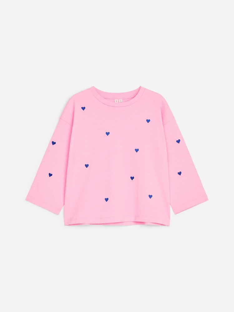 ARKET Pink Longsleeved T-Shirt - Image 1 of 3