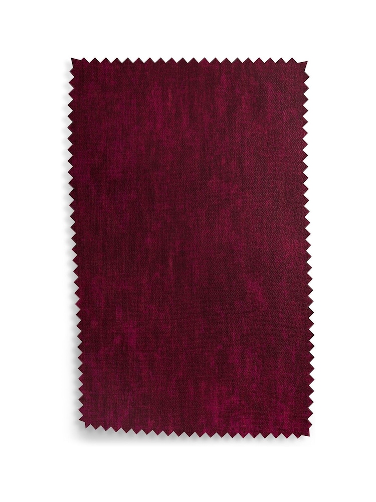Laura Ashley Cranberry Red Kinsham Stripe Upholstery Swatch - Image 1 of 1