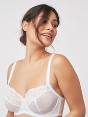 Noir/Blanc - Soutien-gorge en dentelle DD+ 2 Pack - Image 2 of 8