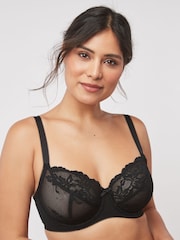 Noir/Blanc - Soutien-gorge en dentelle DD+ 2 Pack - Image 3 of 8