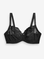 Noir/Blanc - Soutien-gorge en dentelle DD+ 2 Pack - Image 7 of 8