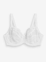 Black/White Non Pad Balcony DD+ Lace Bras 2 Pack - Image 9 of 9