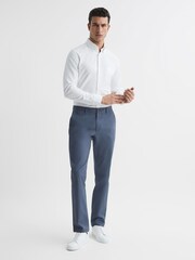 Reiss White Greenwich Soft Wash Button Down Oxford Shirt - Image 3 of 8