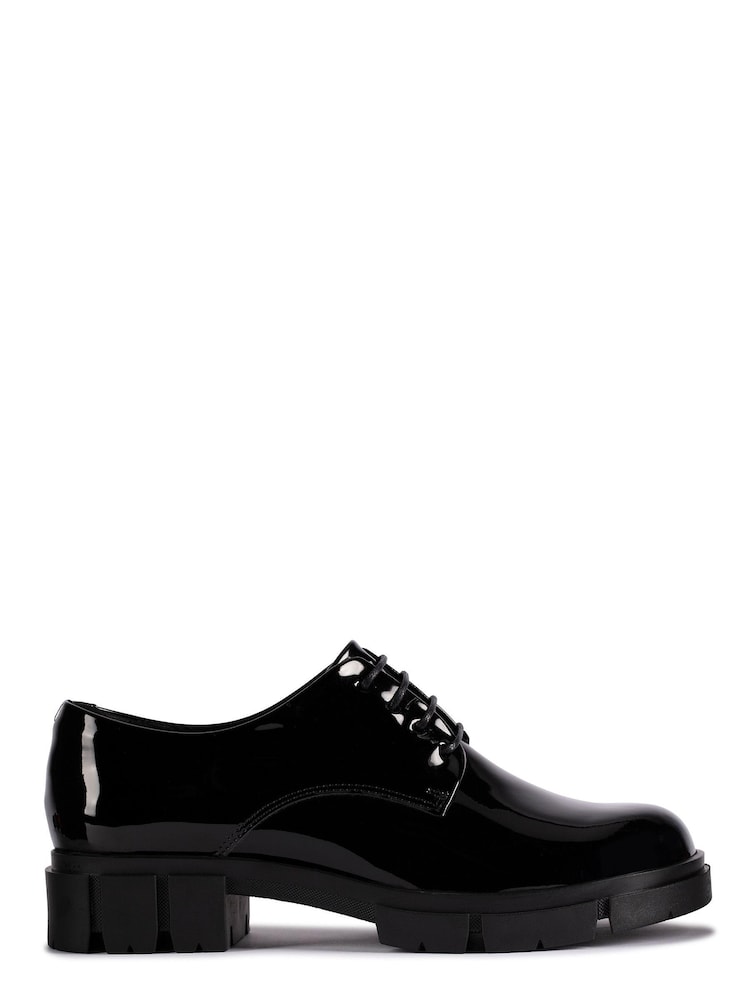 Clarks Black Pat Teala Lace Shoes - Image 1 of 7