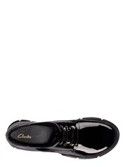 Clarks Black Pat Teala Lace Shoes - Image 3 of 7
