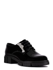 Clarks Black Pat Teala Lace Shoes - Image 4 of 7