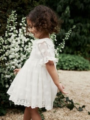 Ivory Lace Occasion Dress (3mths-8yrs) - Image 3 of 9