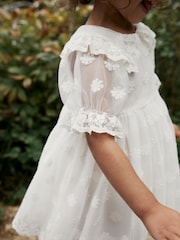 Ivory Lace Occasion Dress (3mths-8yrs) - Image 6 of 9