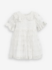 Ivory Lace Occasion Dress (3mths-8yrs) - Image 7 of 9