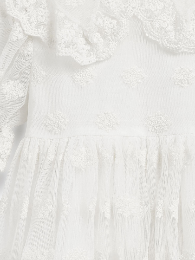 Ivory Lace Occasion Dress (3mths-8yrs) - Image 9 of 9