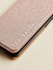 Ted Baker Pink Zoelee Glitter Iphone 11 Pro Mirror Case - Image 4 of 4