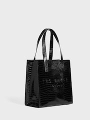 أسود - حقيبة صغيرة Reptcon بتصميم جلد التمساح من Ted Baker - صورة 1 من 3