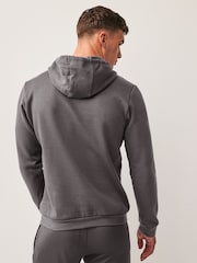 adidas Grey Entrada Sweat Hoodie - Image 2 of 4