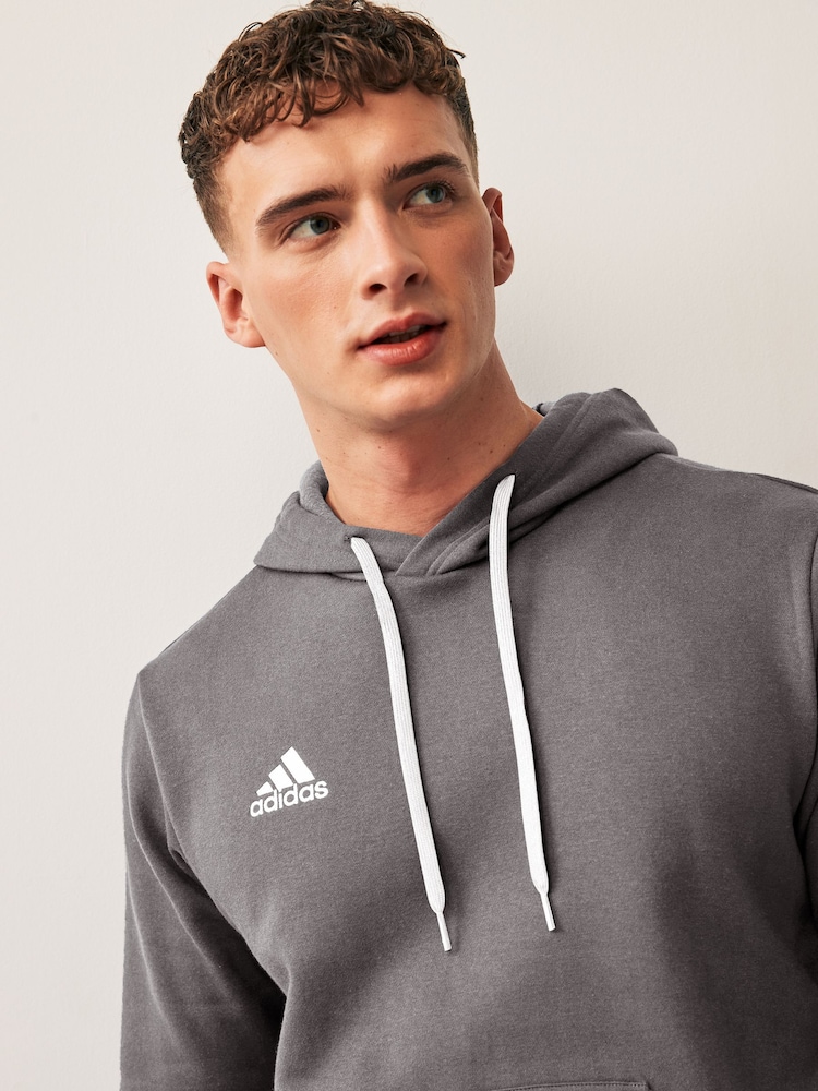 Grijs - adidas Entrada sweaterhoody - Image 3 of 4