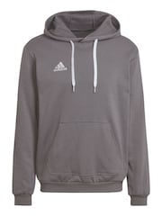 adidas Grey Entrada Sweat Hoodie - Image 4 of 4