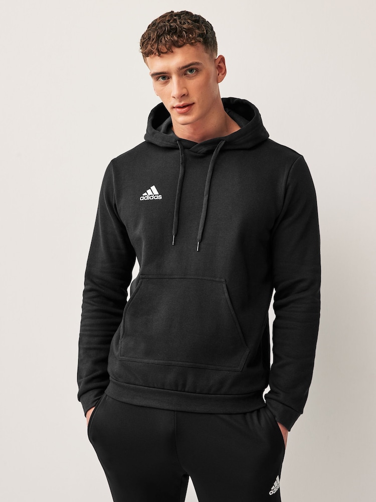 adidas Black Entrada Sweat Hoodie - Image 1 of 4