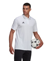 adidas White Entrada 22 Polo Shirt - Image 2 of 7