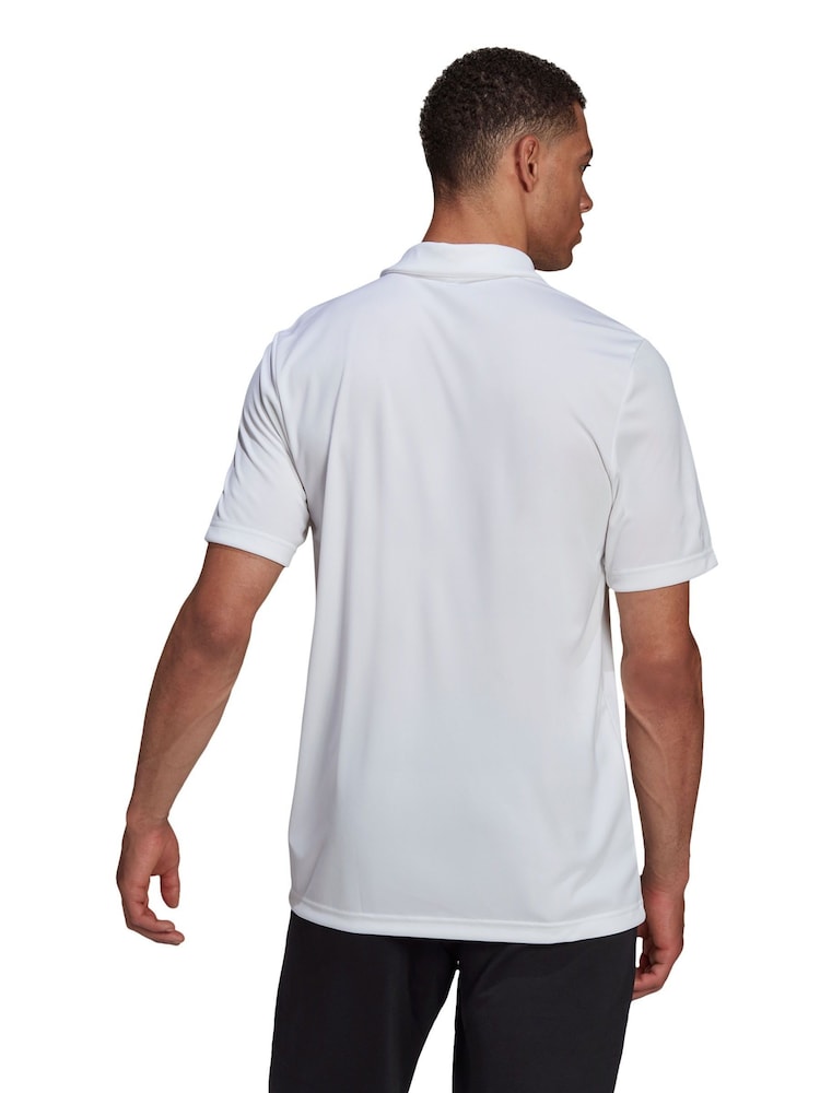 adidas White Entrada 22 Polo Shirt - Image 4 of 7